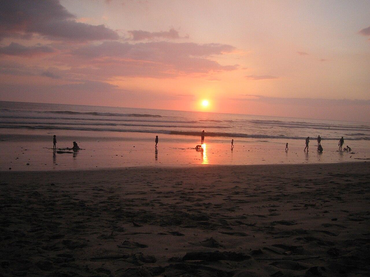 Playa Santa Teresa, Costa Rica — real area photograph, not camp accommodation