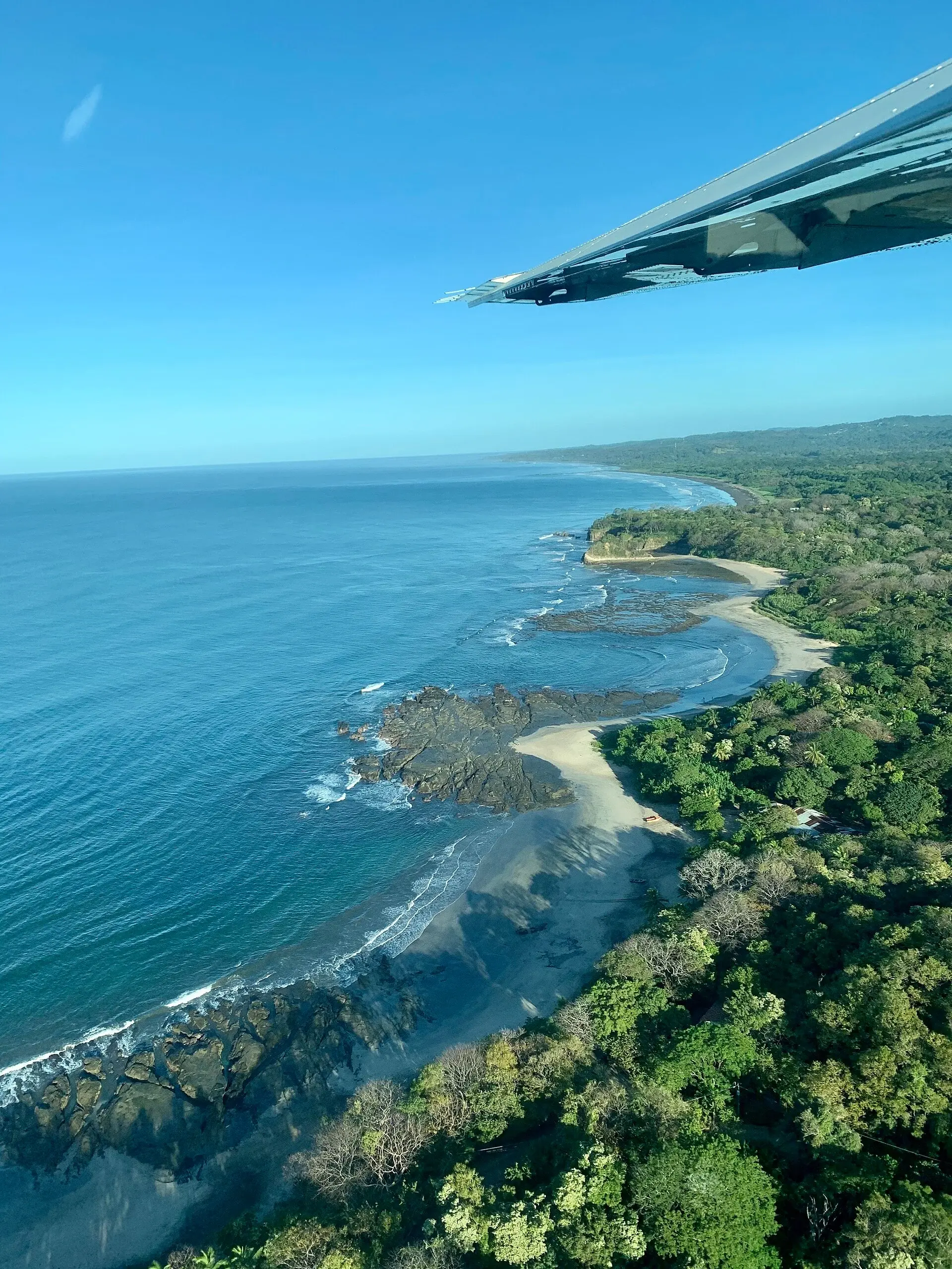 Nosara coast, Costa Rica — real area photograph, not camp accommodation