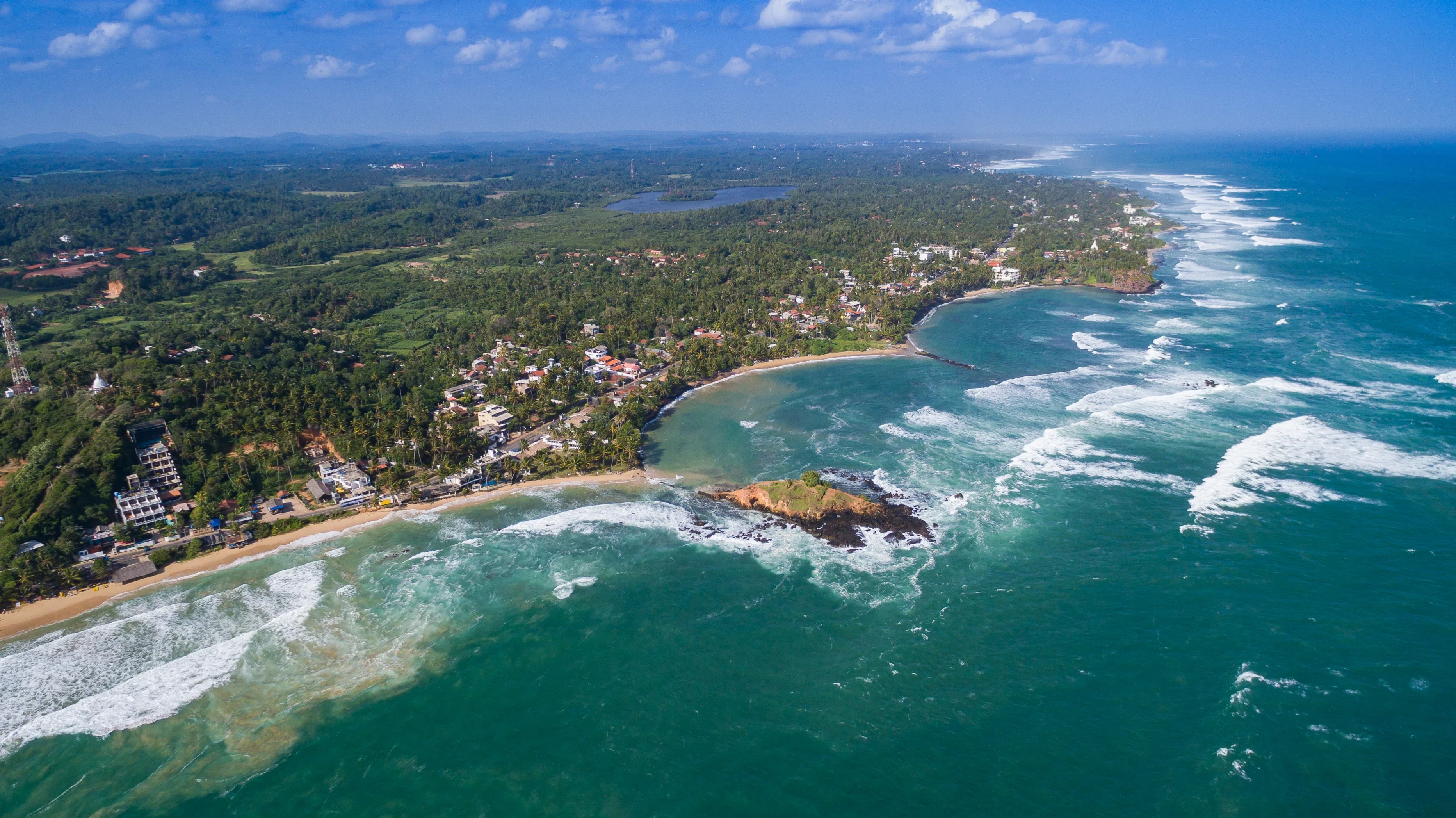 Mirissa coast, Sri Lanka — real area photograph, not camp accommodation