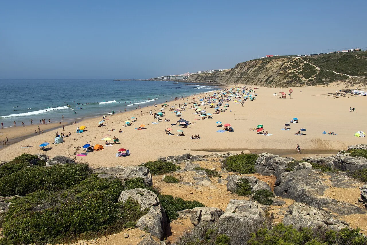 Foz do Lizandro beach, Ericeira — echte Gebietsaufnahme, keine Lagerunterkunft